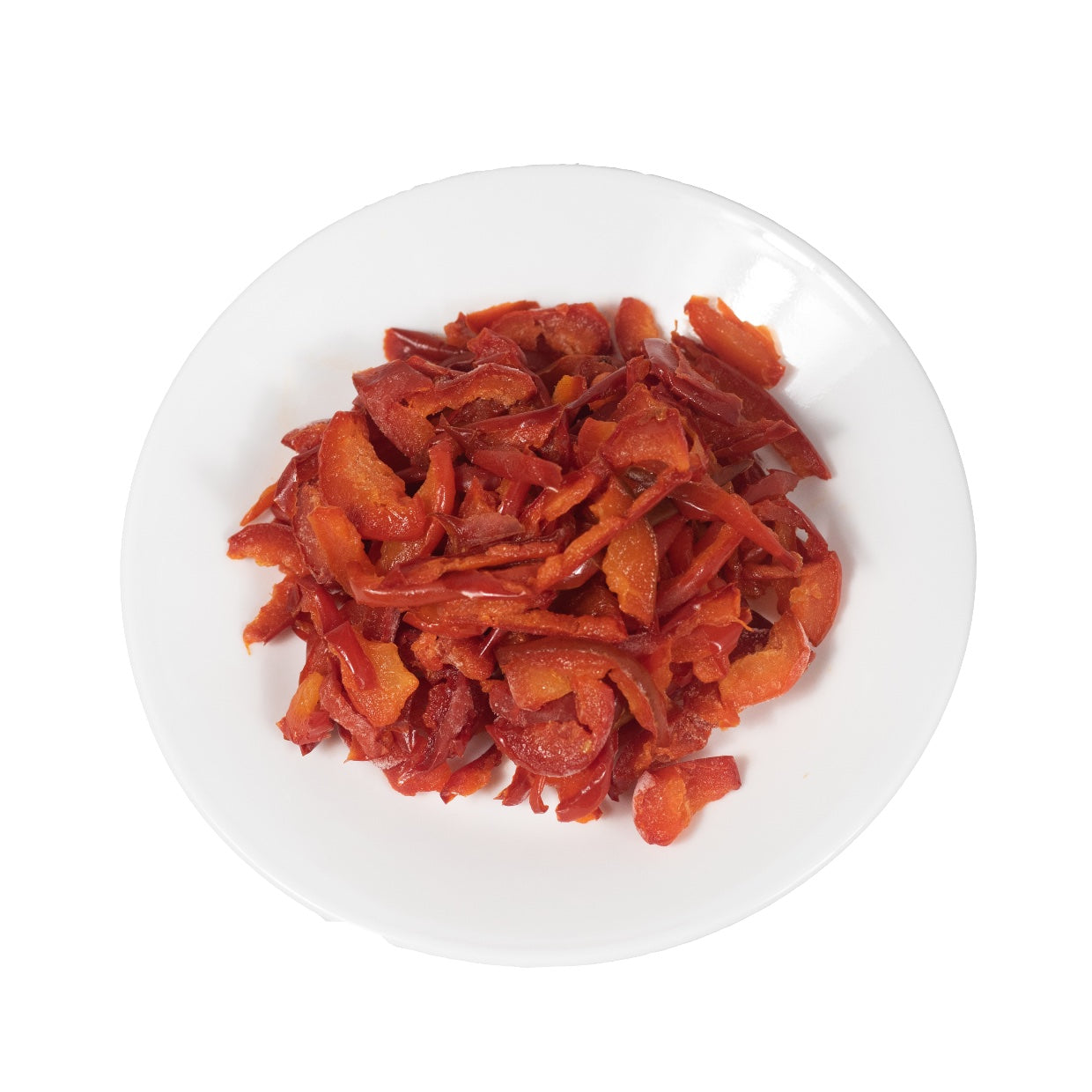 Quick frozen slow roasted red peppers