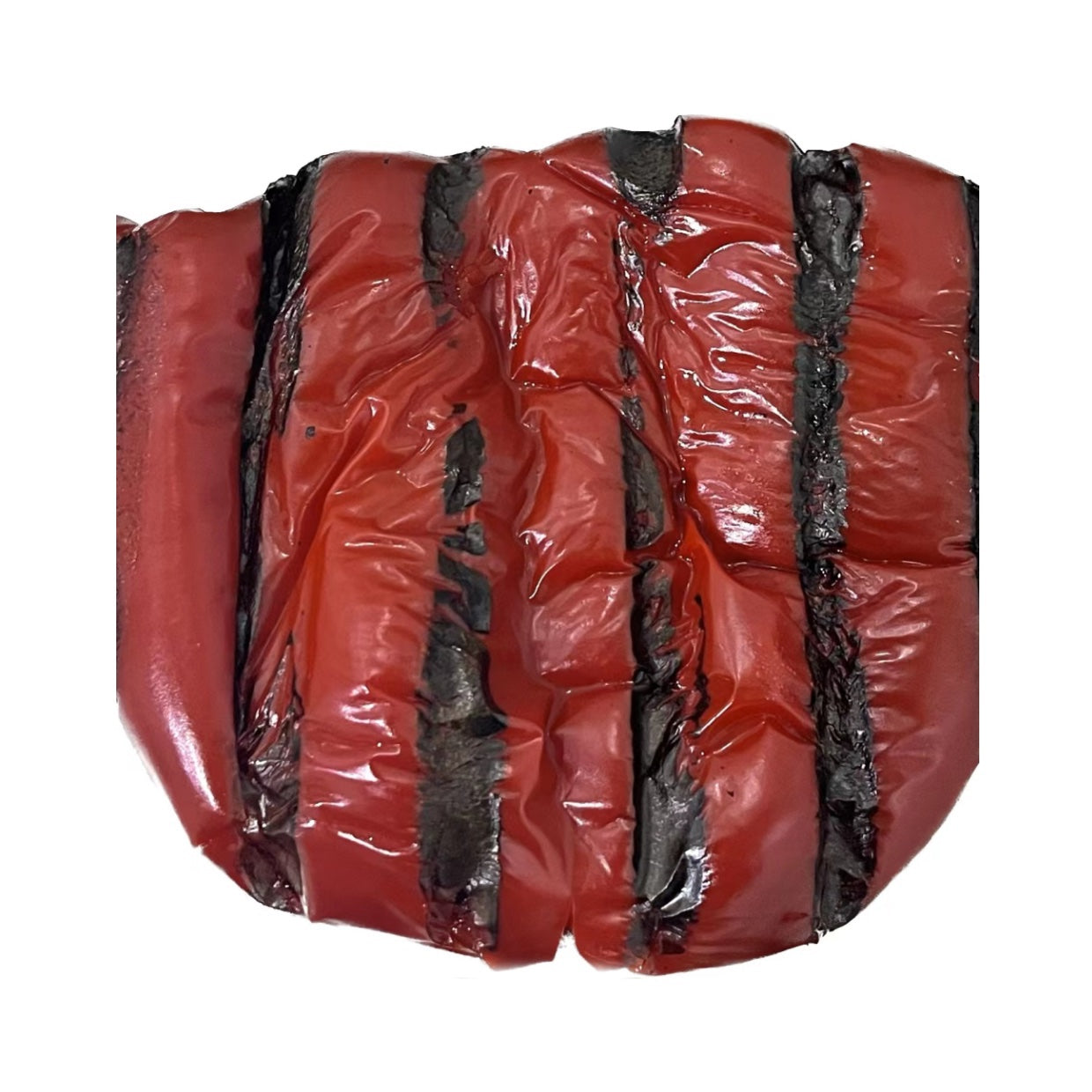 Frozen roasted red pepper flakes