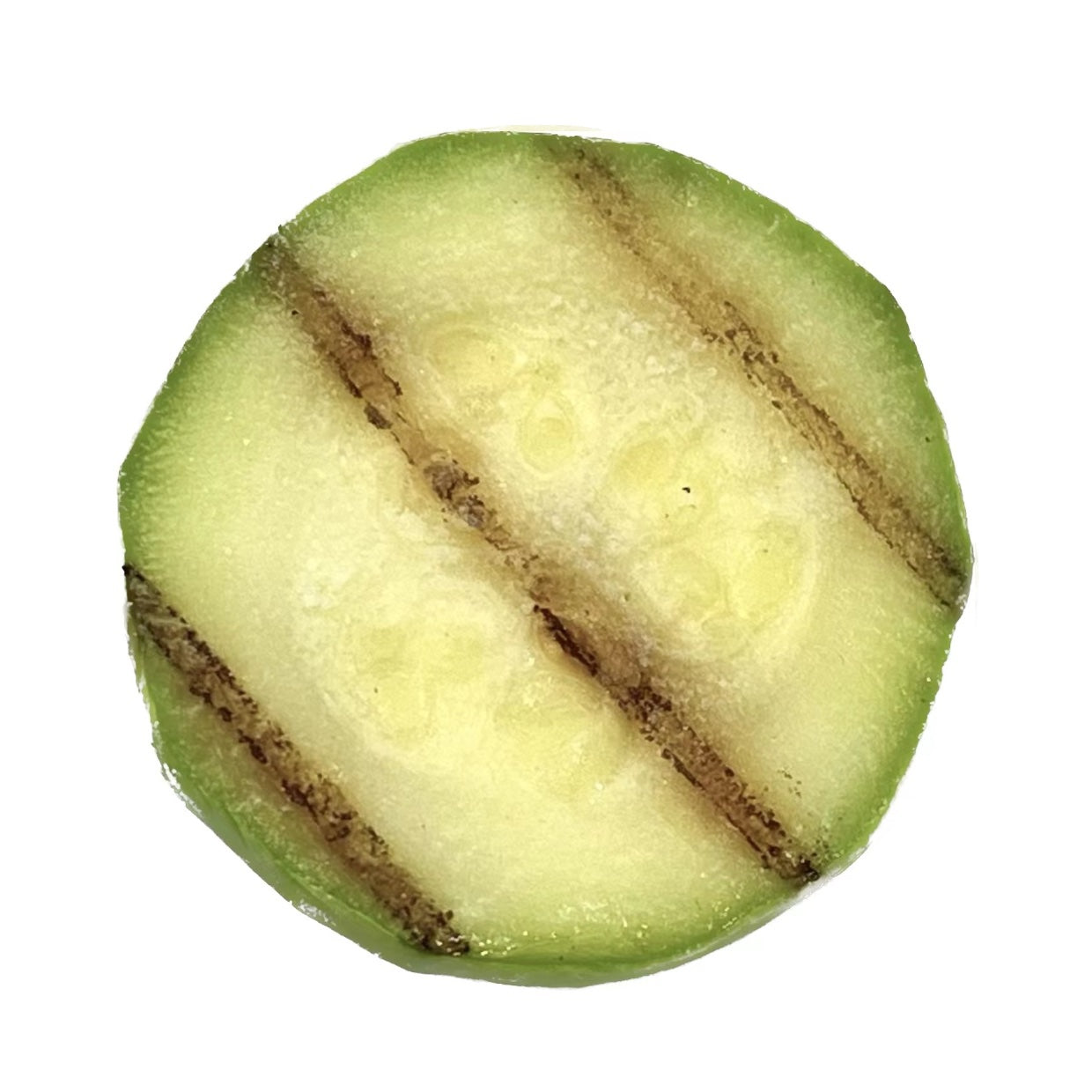 Frozen grilled zucchini slices