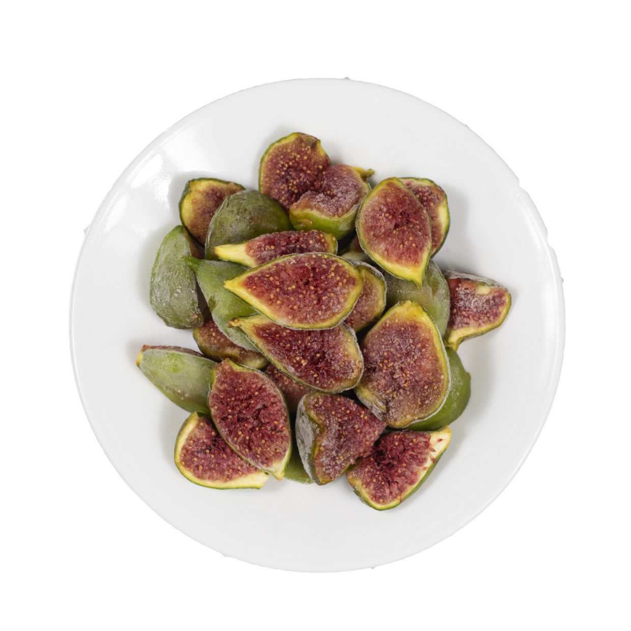 Quick frozen slow roasted figs