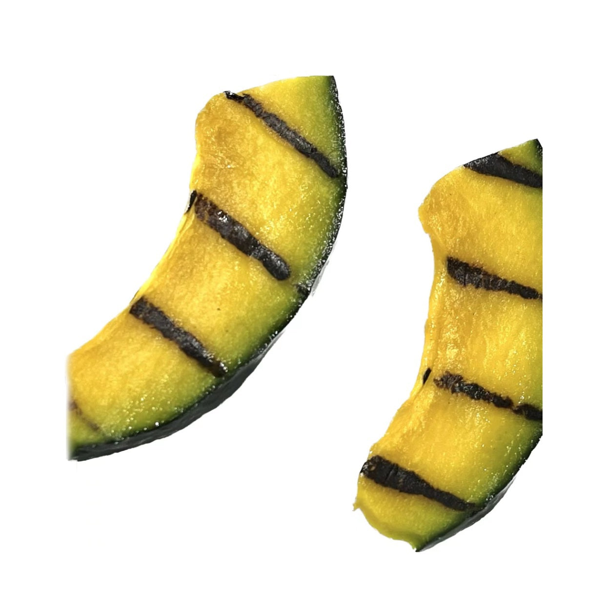 Frozen barbecued pumpkin slices