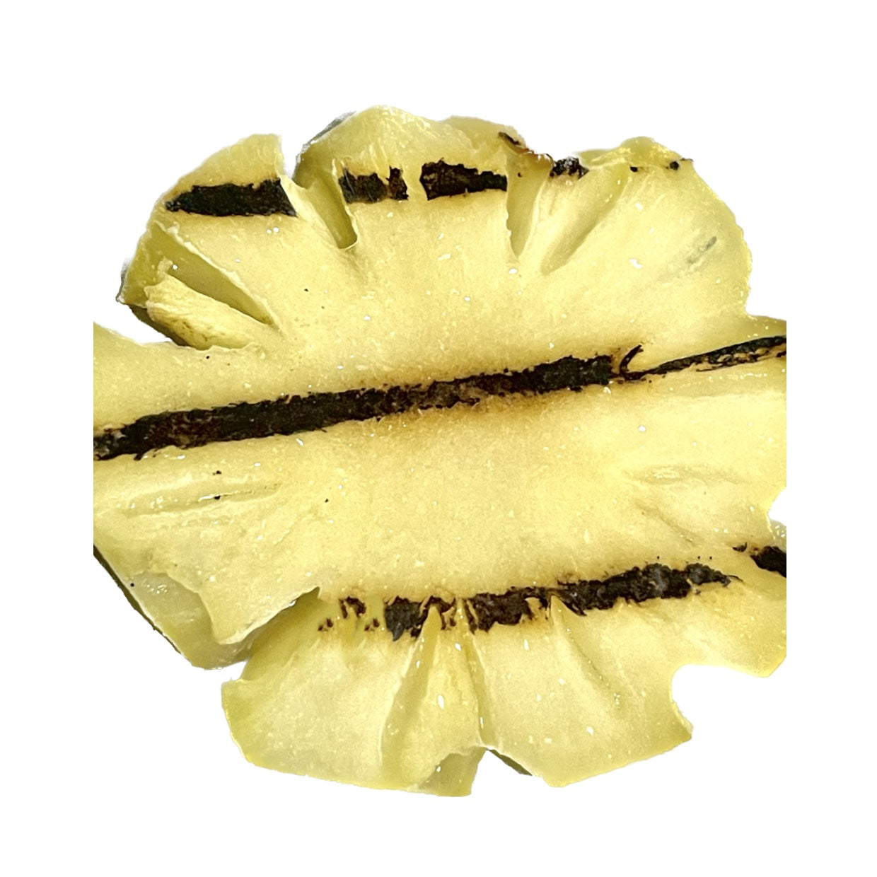 Frozen grilled pineapple slices